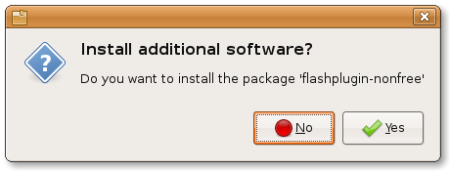 Firefox install plugin confirmation
