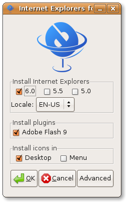 ies4linux installation