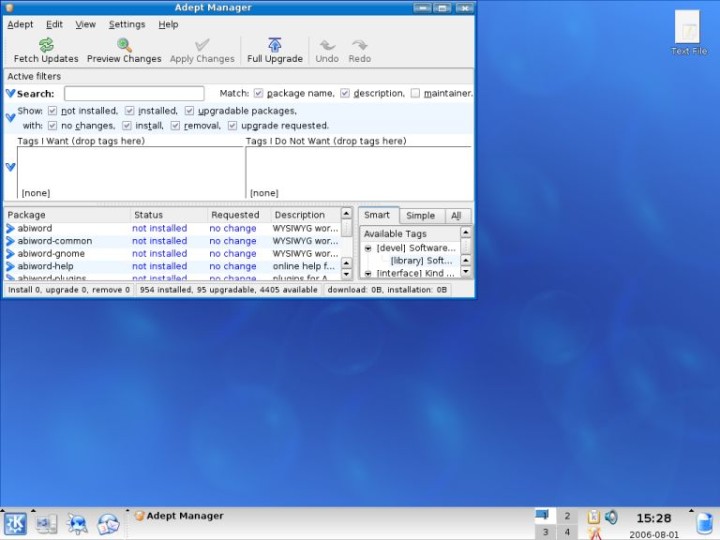Kubuntu Adept Manager