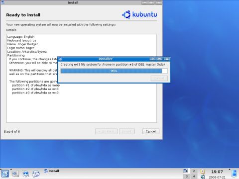 Kubuntu installing 1