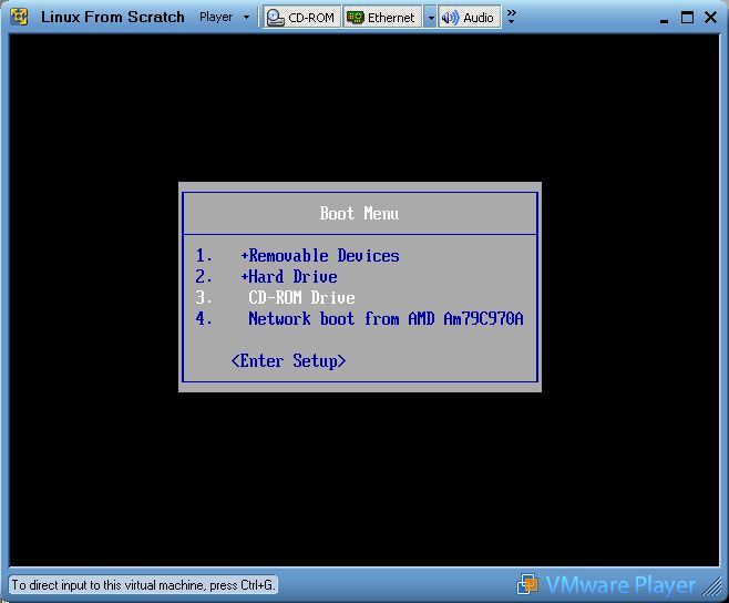 Linux From Scratch boot from CD