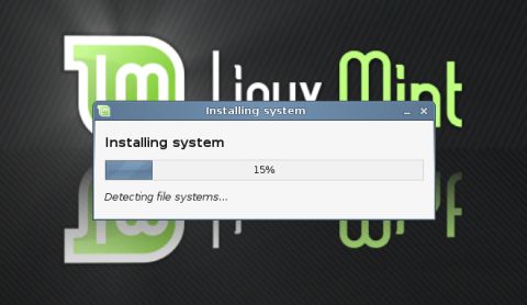 Linux Mint installing