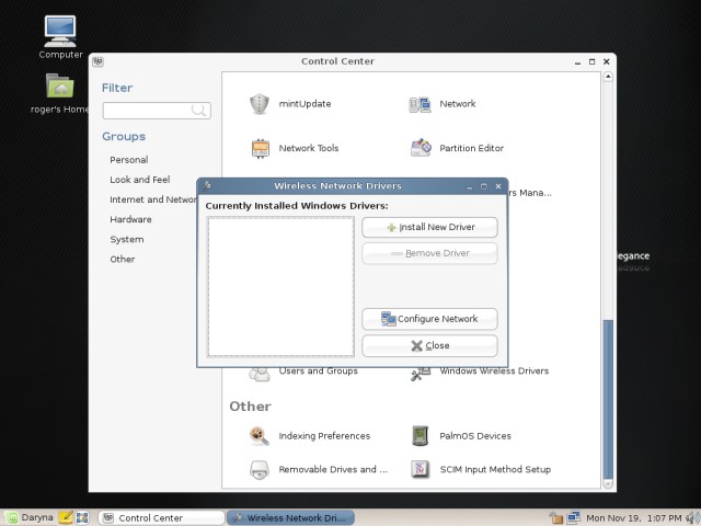 Linux Mint wireless install drivers