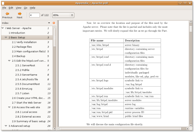 LyX PDF article in Evince (Ubuntu)