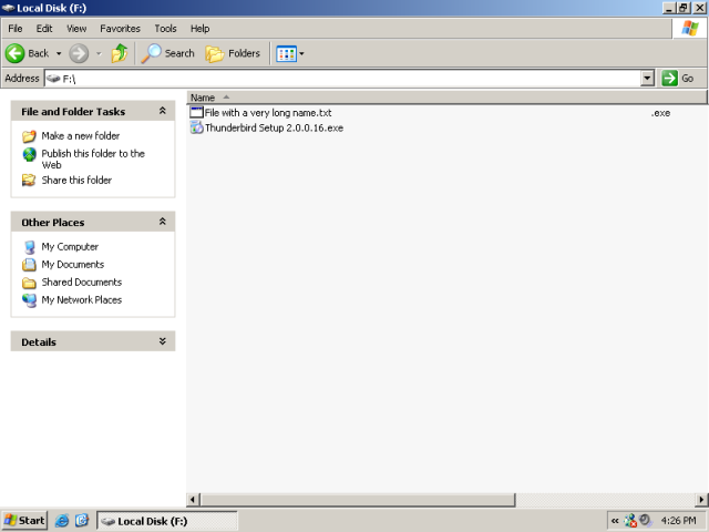 Mail security long file name expanded