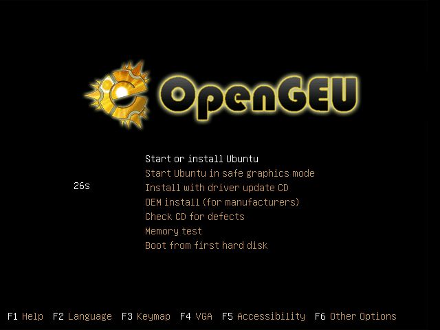 openGEU start
