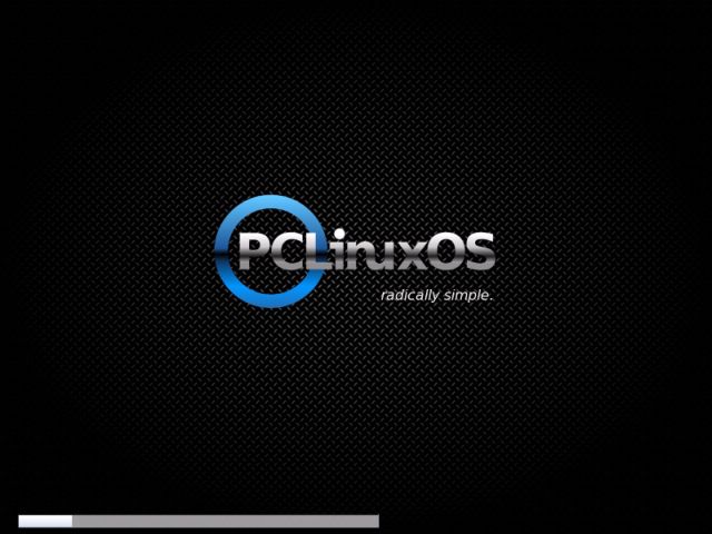 PCLinuxOS booting