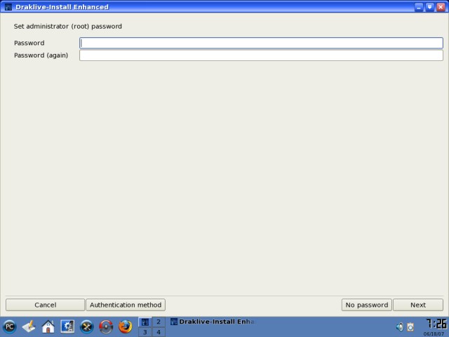 PCLinuxOS root password