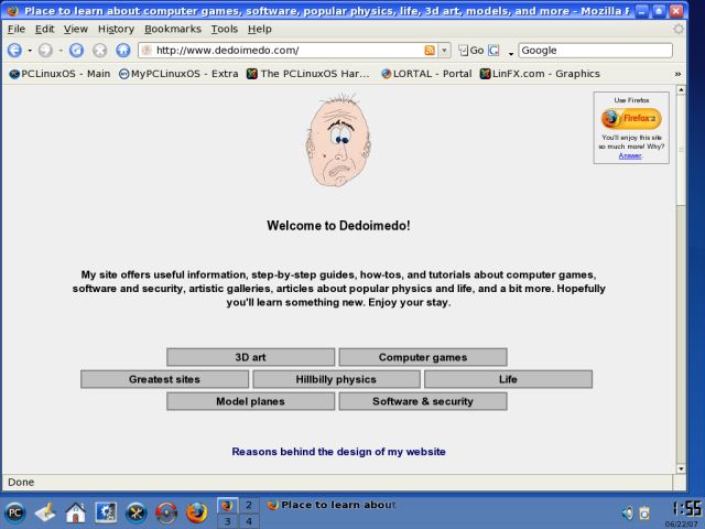 PCLinuxOS working new