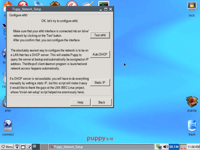 Puppy network wizard 3