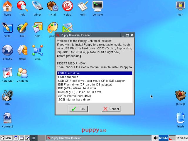 Puppy universal installer