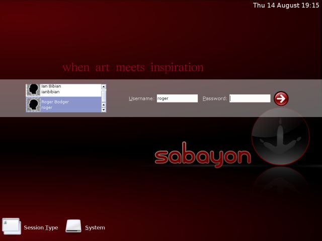 Sabayon users post install