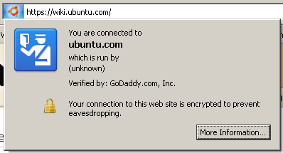 Secure connection - Firefox