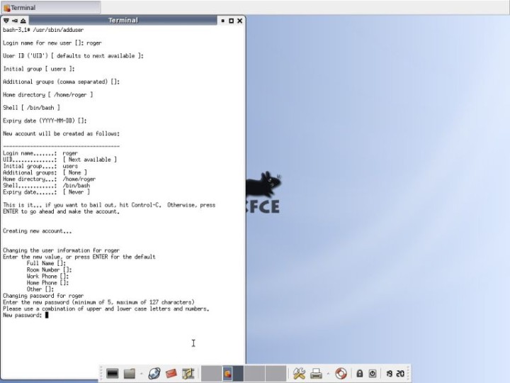 Slackware add user 2