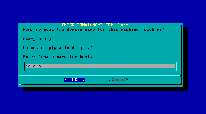 Slackware network domain