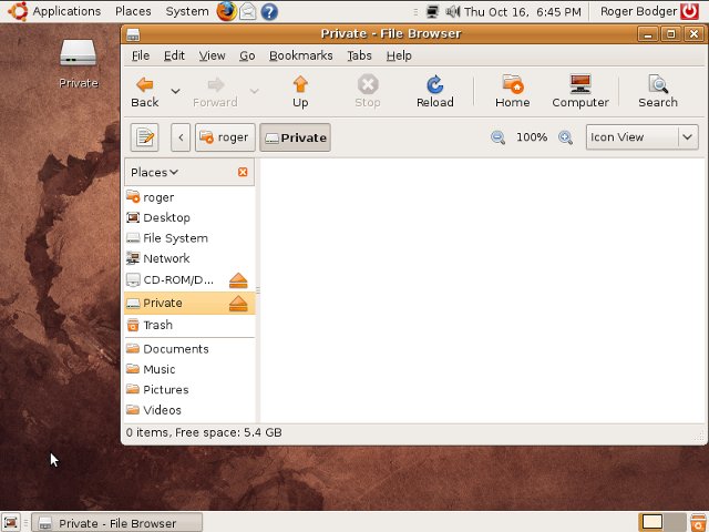 Ubuntu 8.10 ecryptfs 2