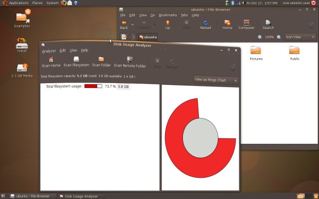 Ubuntu 8.10 effects