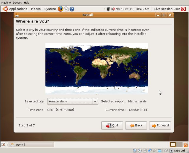 Ubuntu 8.10 install 2
