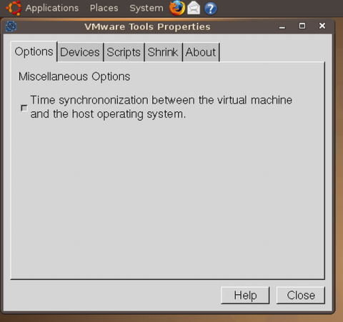Ubuntu 8.10 vmware tools