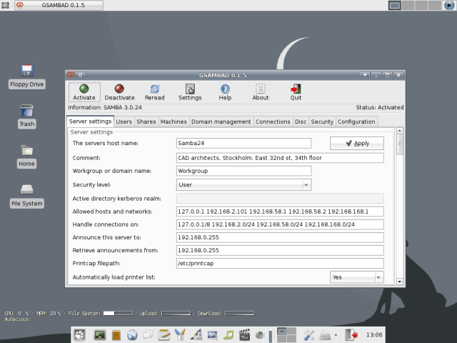 Wolvix GSAMBAD server