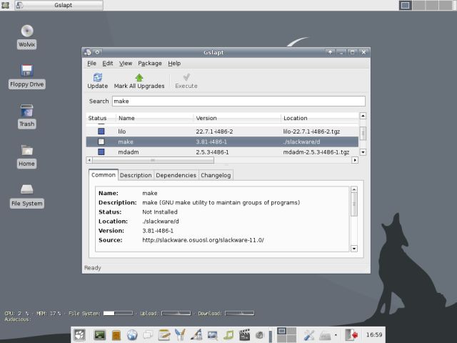 Wolbix gslapt make package