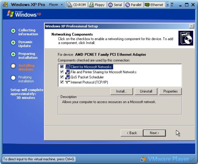 Netowrking components