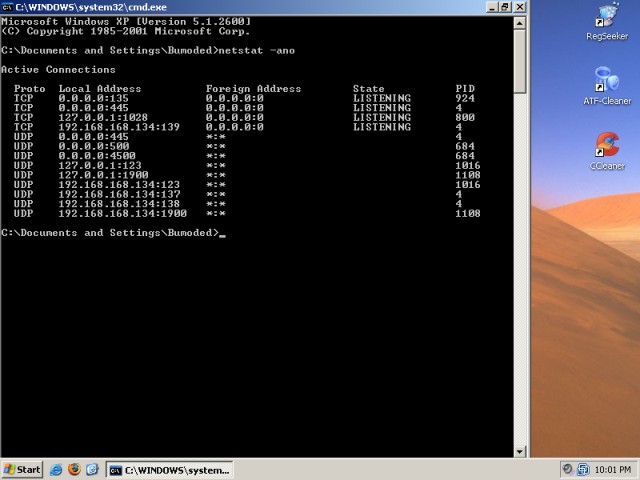 XP profiles ports default