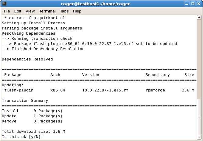 Install Flash plugin