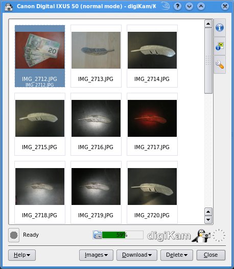 Browsing, small thumbs