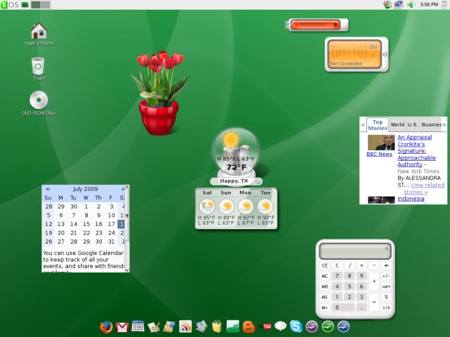 Desktop cluttered