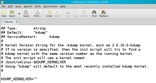 Kernel version