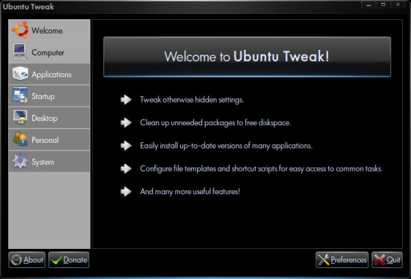 Ubuntu Tweak