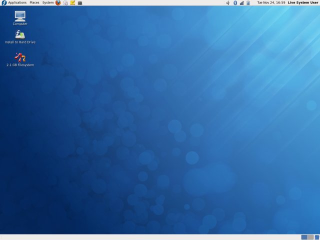 Live desktop