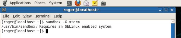 No SELinux