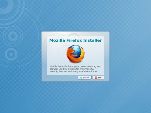 Firefox install