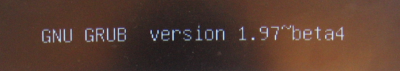 GRUB beta