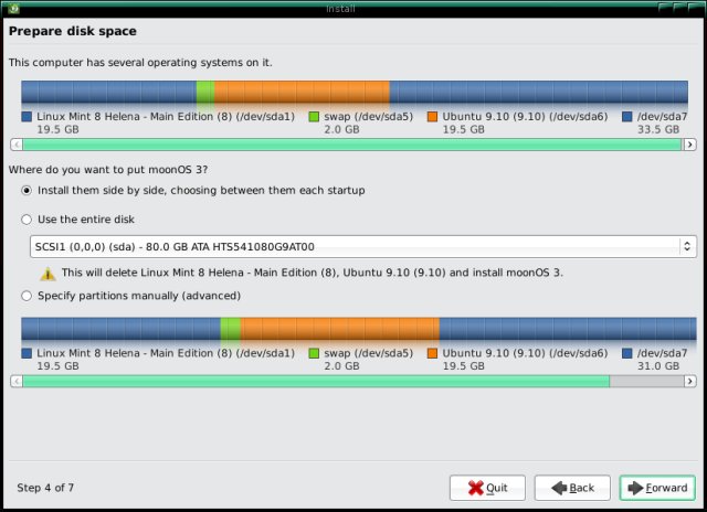 Partitioning