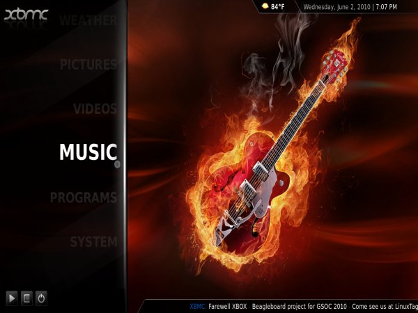Music menu