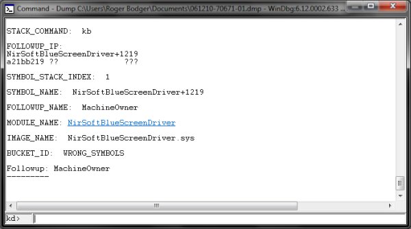 Analyzed without symbols