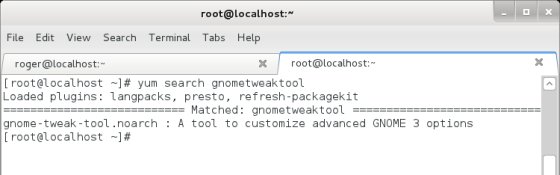 GnomeTweakTool install