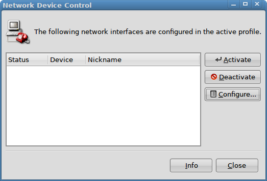 Network device control