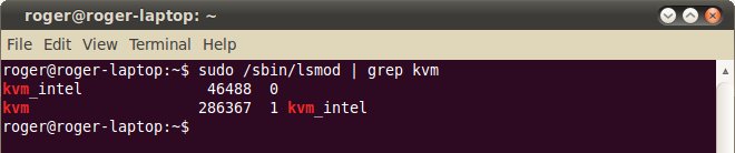 KVM lsmod