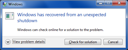BSOD recovery