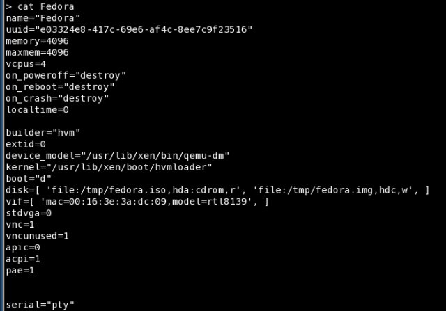 Machine configuration