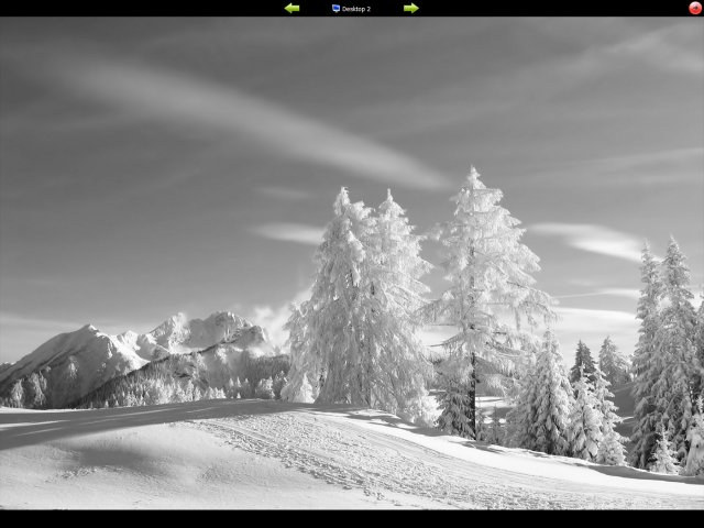 Catalogue, empty desktop