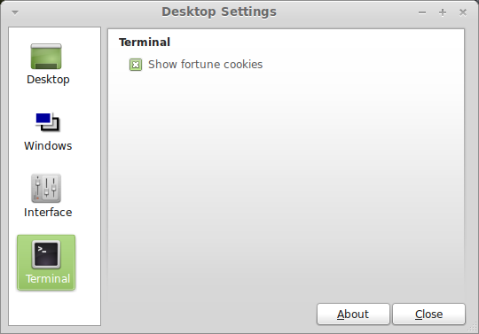 Desktop settings 2