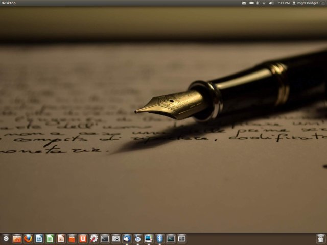 Launcher at the bottom