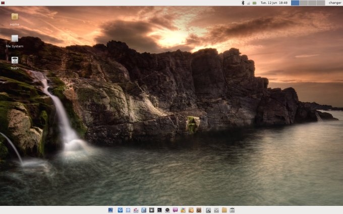 Installed desktop with imported account