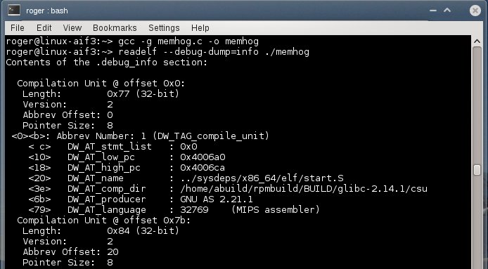 Debuginfo not stripped