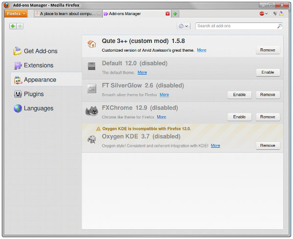 Firefox addons